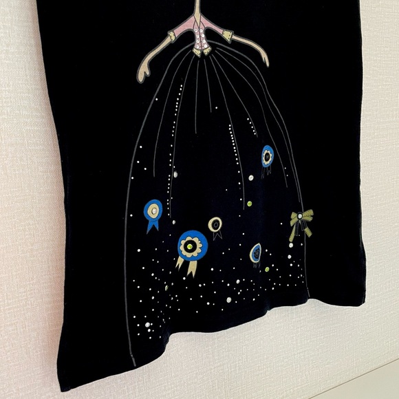 Patrizia Pepe Designer Tee, “PATTY”. Black with Playful Cartoon Image & … - Picture 4 of 9